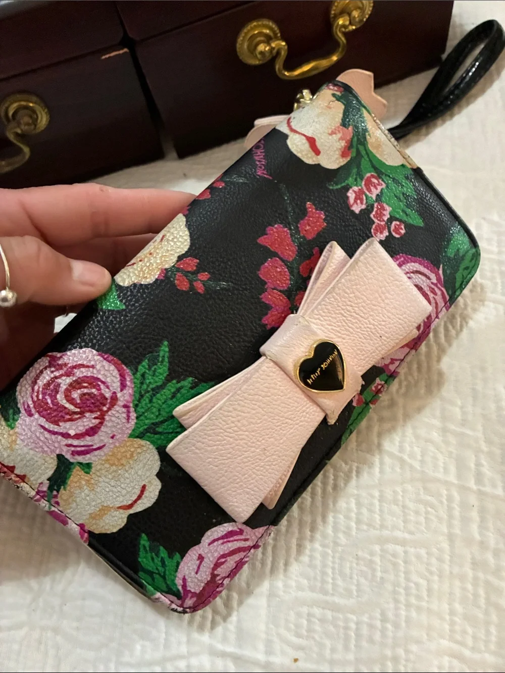Betsey Johnson Floral Mini Backpack - Pink Multi
